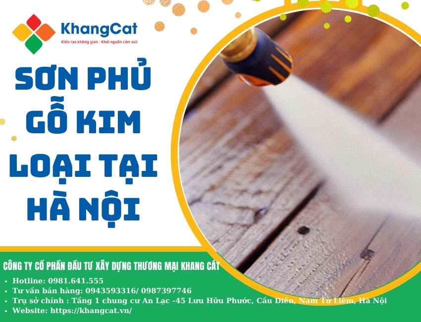 Sơn phủ gỗ kim loại tại Hà Nội đẹp và bền